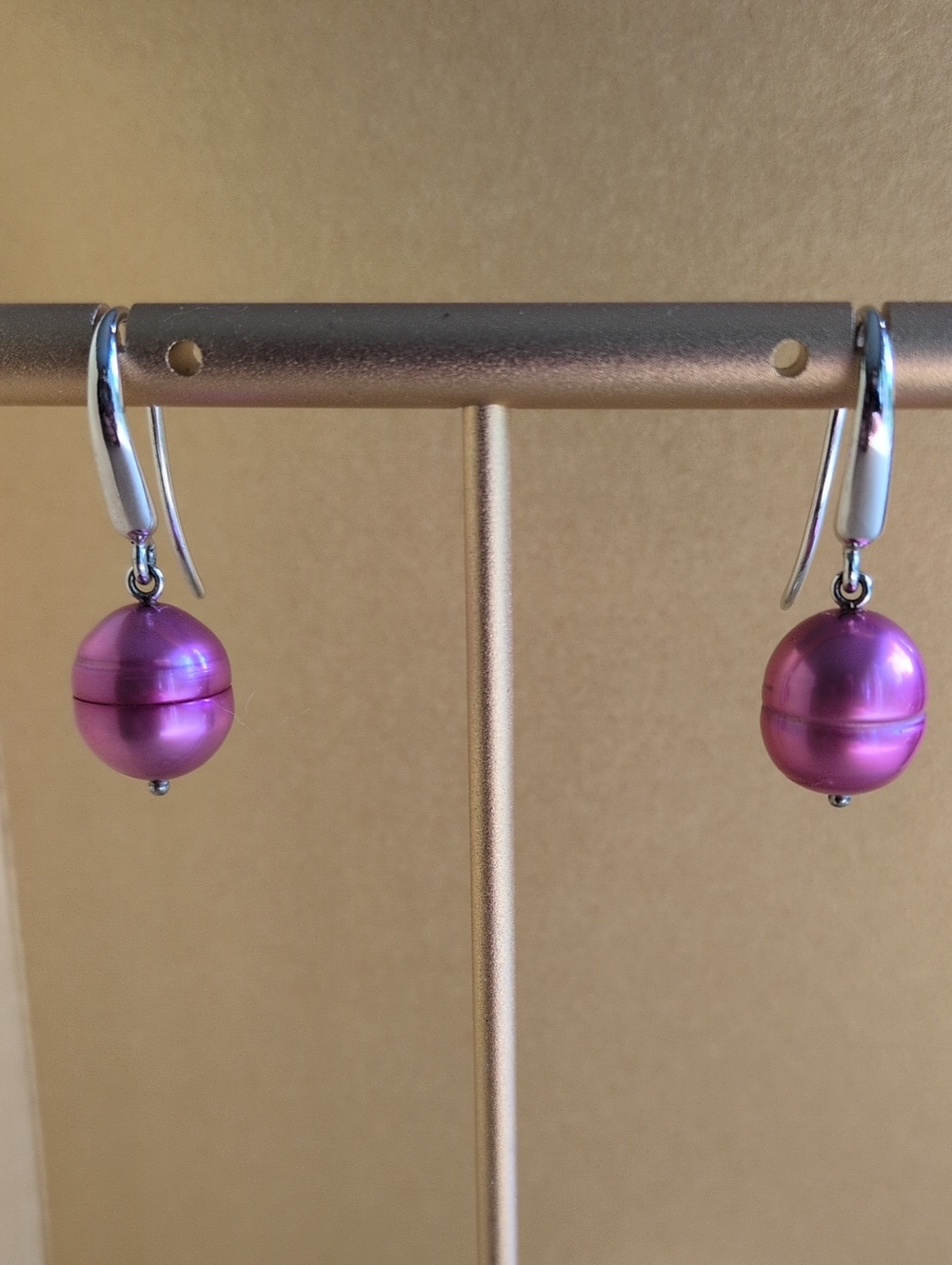 Honora Pearl Sterling Silver Drop Earrings -